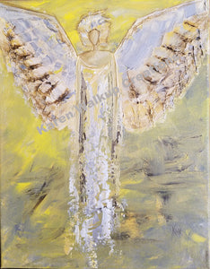 Angel~108  Fine art giclee* print on archival watercolor paper.