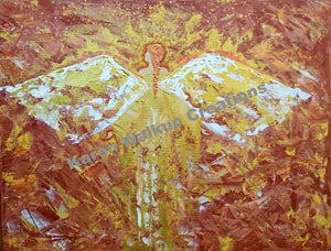 Angel~114   Fine art giclee* print on archival watercolor paper.