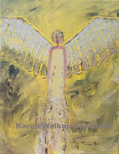 Angel~118   Fine art giclee* print on archival watercolor paper.