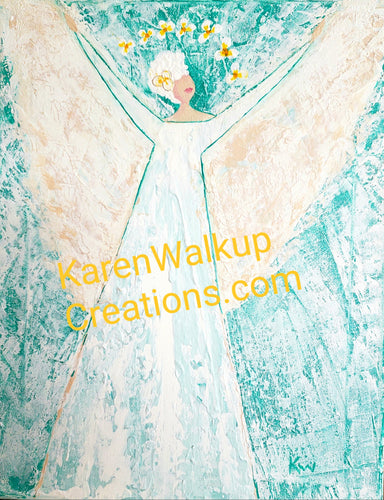 Angel~119   Fine art giclee* print on archival watercolor paper.