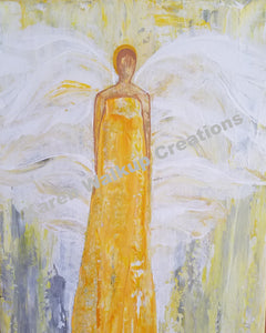 Angel~112 Fine art giclee* print on archival watercolor paper.
