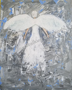 Angel~111  Fine art giclee* print on archival watercolor paper.