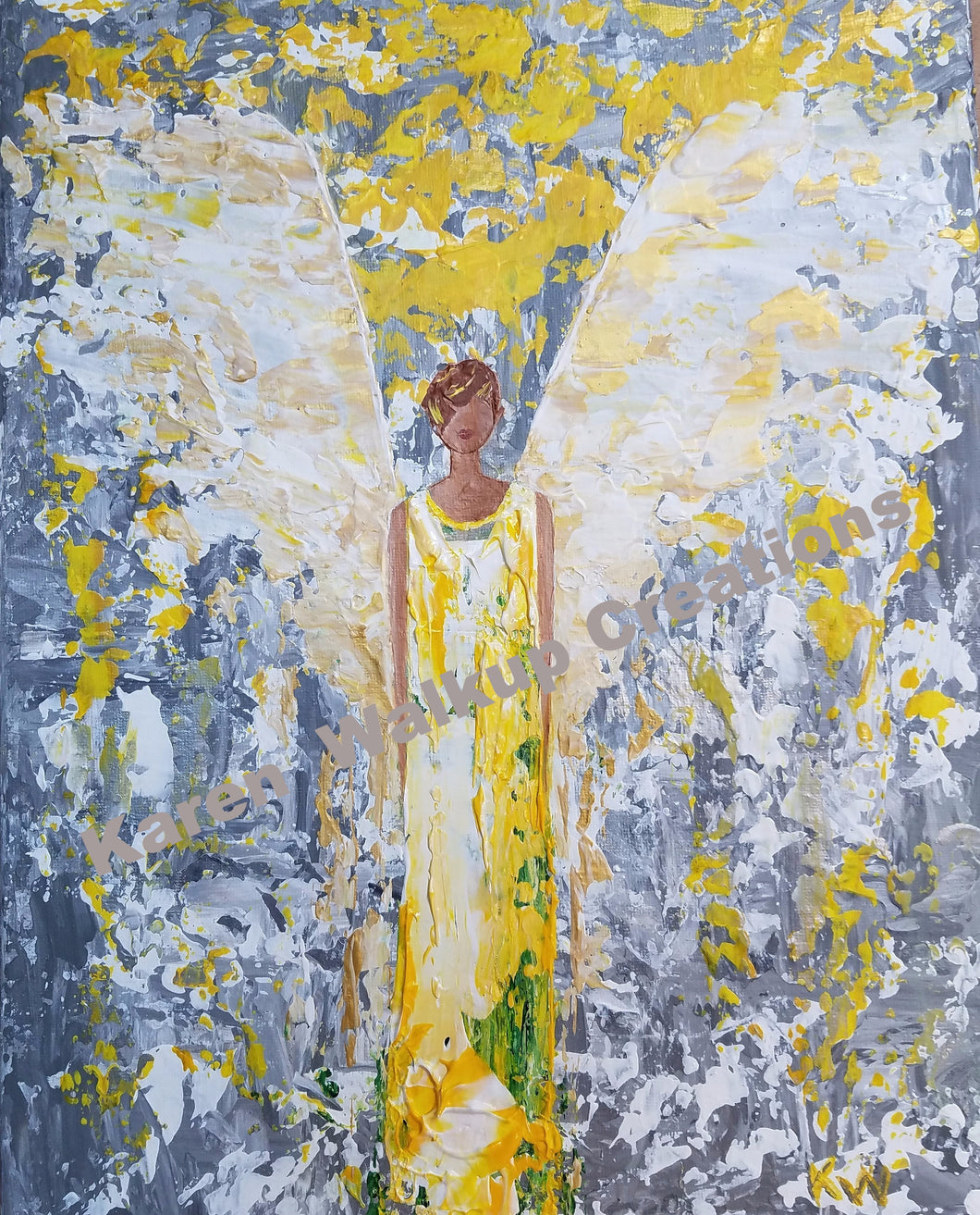Angel~110  Fine art giclee* print on archival watercolor paper.