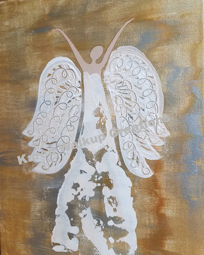 Angel~104  Fine art giclee* print on archival watercolor paper.